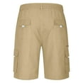 thumbnail image 6 of Cargo Shorts for Men Loose Fit Knee Length Trousers with Pockets Summer Streetwear Plus Size Shorts, 6 of 7