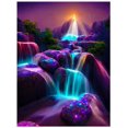 thumbnail image 1 of Dust Full Square Drill Embroidrey Forest 5D Diamond Painting Fantasy Fluorescence Fall Landscape Mo, 40*50cm, frame not included.,17-TZ, 1 of 4