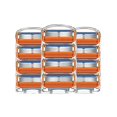 thumbnail image 1 of 12 Pcs 5 Layers Razor Blades Shaving Cassettes Compatible Gillette Fusion 5 Face Shaver Case For Men_Special Gift 4655, 1 of 5