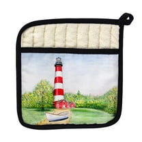 Betsy Drake PT101 Chincoteague Lighthouse VA Pot Holder
