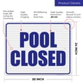 thumbnail image 3 of Pool Closed Sign,, 3 of 8
