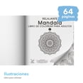 thumbnail image 3 of Libro de Colorear Relajante Mandala para Adultos Versión 2 64 Páginas, 3 of 4