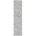 thumbnail image 2 of SAFAVIEH Courtyard Alfonso Chevron Indoor/Outdoor Runner Rug, Grey/Black, 2'2" x 9', 2 of 9