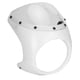 thumbnail image 2 of Abastado light Parabrisas de carenado de motocicleta Vintage Racing con soporte de vidrio (blanco), 2 of 8