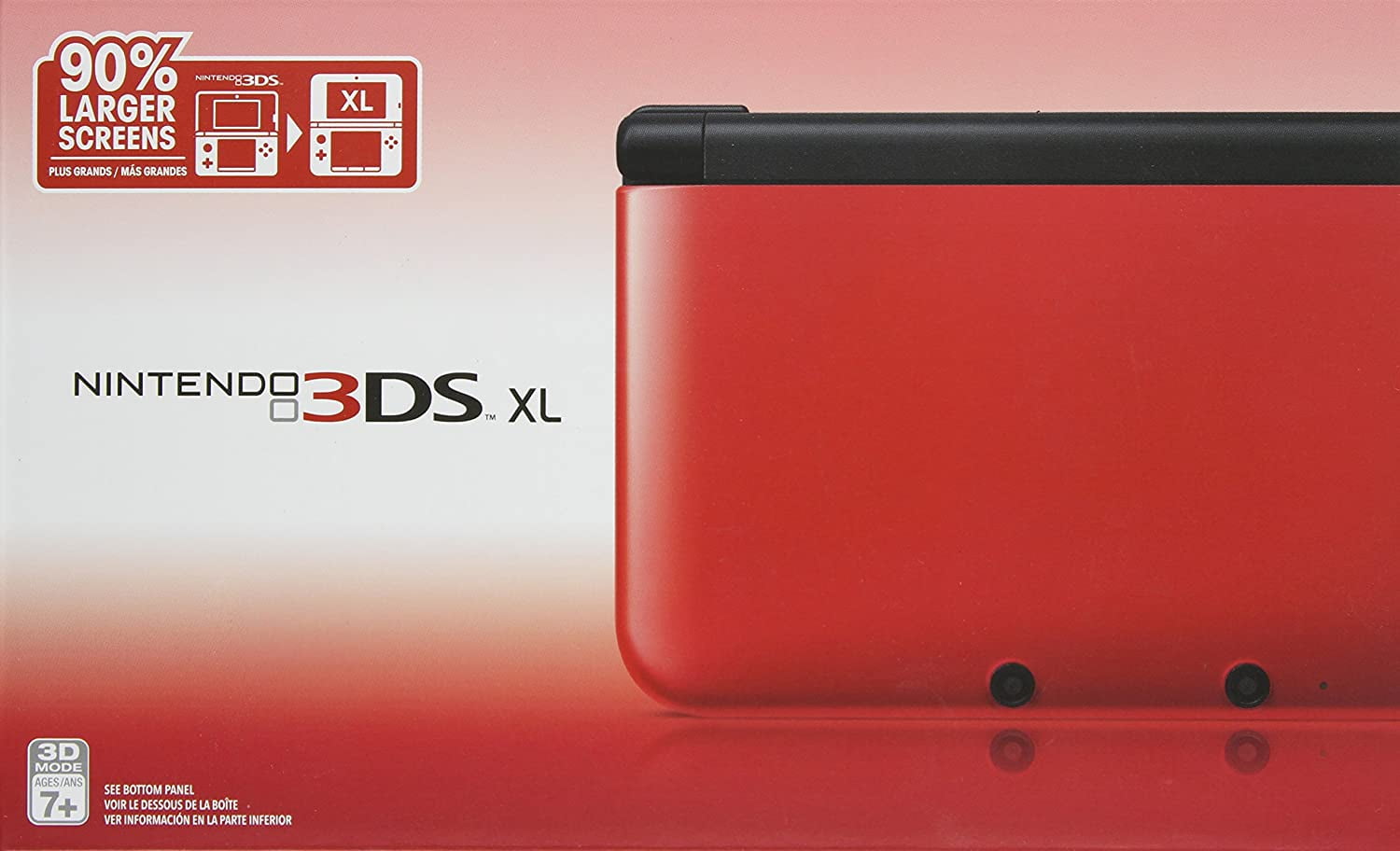 Restored - Nintendo 3DS XL Red and Black (Refurbished) - Walmart.ca
