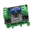 thumbnail image 1 of Colaxi Module de Courant à Tension 4-20mA à 0-10V Convertisseur d'Isolation avec Base Verte, 1 of 8