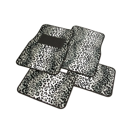 Universal Safari Animal Print Car Floor Mat 4pc Walmart Com