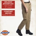 thumbnail image 2 of Dickies Womens Cargo Pants Stretchy Twill High Rise Cargo Joggers Casual & Utility Work Pants for Women, 2 of 7