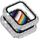 thumbnail image 1 of Compatible con Apple Watch Case 44 mm con protector de pantalla para Apple Watch Series 6/5/4, Bling Case 300 Crystal Diamond cubierta protectora de vidrio templado para 40 mm 44 mm, oro rosa Adepaton CZDZ-HY170-3, 1 of 9