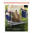 thumbnail image 3 of Dranite 2-in-1 Folding Garden Kneeler and Stool with 11" EVA Foam Pad – Heavy Duty Portable Garden Bench for Gardening, Outdoor Use, and Comfortable Seating, 3 of 6