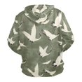 thumbnail image 2 of Flock Of Cranes Flying Men’s Hoodies Sweatshirt Fleece Jackets Long Sleeve Sweatshirts, 2 of 5