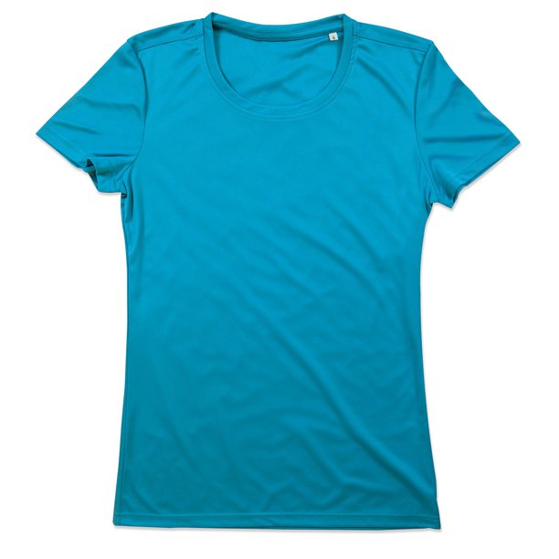 Stedman - Camiseta deportiva modelo Active para mujer (Azul hawaii)