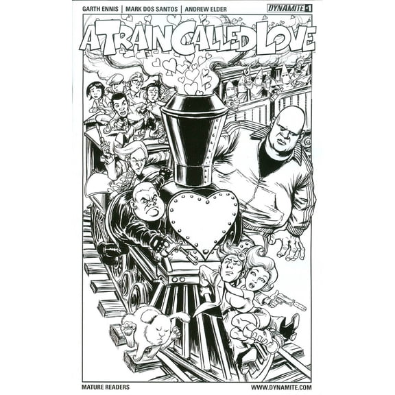 Train Called Love, A #1B VF ; Dynamite Comic Book