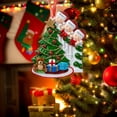 thumbnail image 5 of Christmas Ornament School Office Home New Year Family DIY Name Merry Christmas Ornaments Gifts, 5 of 9