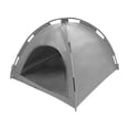 thumbnail image 2 of Cififendec Portable Pet Tent Bed, 17.32"×13.40", Waterproof Breathable Mini Shelter for Small Puppy Cat Outdoor Camping Backyard Lawn Rest Sleeping House, 2 of 5