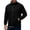 Black, variant on Eygvbb Men's Full Zip Jacket with Stand Collar Side Zipper Pockets Long Sleeve Casual Coat for Daily Commute Work and Outdoor Activities