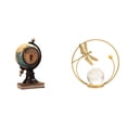 thumbnail image 1 of Reloj De Escritorio Moderno Con Forma De Globo De Cristal, Escultura Decorativa Para Oficina, Dormitorio, Chimenea, Estante, Armario, Sala De Estar O Pasillo., 1 of 8