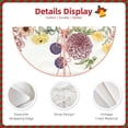thumbnail image 3 of Rateoe Autumn Garden Pattern Christmas Tree Skirt with Ties , Christmas Tree Decorations, Farmhouse Christmas Decor Xmas Holiday Decorations-30", 3 of 6