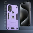 thumbnail image 4 of for Motorola Moto G Power 2022 Case, 2 in 1 Hybrid Shockproof Hard PC Soft TPU Bumper Non-Slip Protective Girls Women Boy Men Phone Cases Cover for Motorola Moto G Power 2022, Purple, 4 of 7