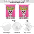 thumbnail image 2 of XMXY Illumination Skull Garden Flags Double Sided,Farmhouse Holiday Yard Outdoor Sign Decor Flag, 12.5"x18" inch, 2 of 7