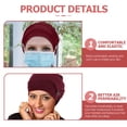 thumbnail image 3 of BESTYASH Turbante Femenino Para Uso Diario En Color Oscuro Ideal Para Proteger, 3 of 7