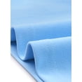 thumbnail image 5 of Vestido de verano para mujer Inspire Chic con mangas cortas, cintura plisada, elegante vestido midi XS azul, 5 of 5