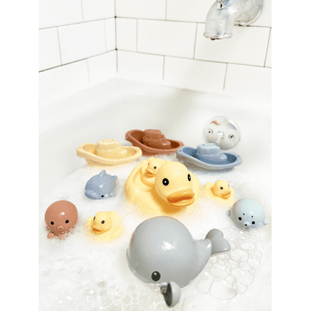 My First Bathtime 12-Piece Gift Set, Bath Toy Favorites with Storage Bag - Jool Baby