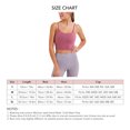 thumbnail image 5 of Camiseta sin mangas de Yoga profesional para mujer, sujetador deportivo acolchado con tirantes finos, camiseta sin mangas para Fitness, deporte y entrenamiento para correr, 5 of 5