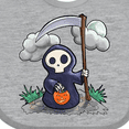 thumbnail image 4 of Inktastic Halloween Trick or Treating Cute Grim Reaper Boys or Girls Baby Bib, 4 of 4