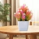 thumbnail image 5 of Artificial Silk Flower Arrangement in Weighted Pot for Home Office Decor - 1 Piece, 5 of 6