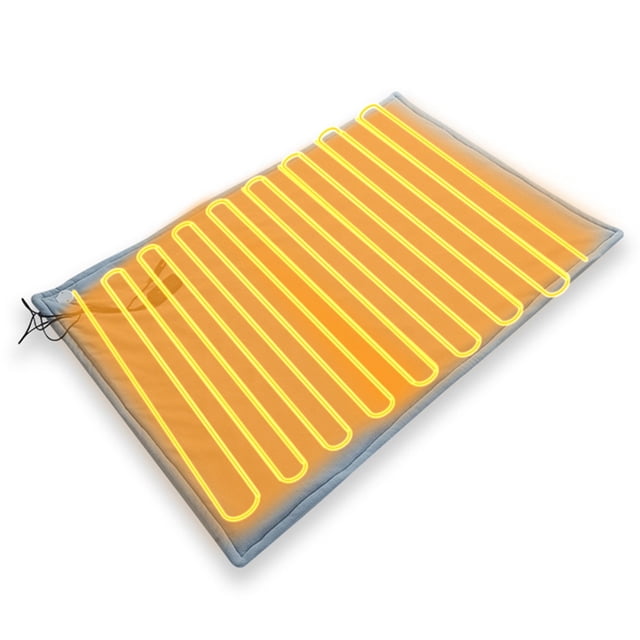 Estera Cálida Manta Calefactora Eléctrica para Coche Calentamiento Rápido 12V Apagado Automático Y Camping