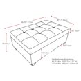 thumbnail image 5 of Pouf de rangement Antonio CorLiving, 5 of 5