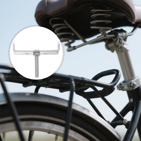 SEWCHICS Rear Rack Connector with U-Shape Frame, Easy Installation and Adjustable Fit, Bike Accessory Set