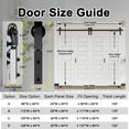 thumbnail image 3 of 96" X 84" Double 5 Lattice Shapes Bi-Fold Barn Door With Installation Hardware Kit, 3 of 8