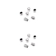 thumbnail image 4 of mmirethe 5 Pieces Guitar Switch Tip Wear-resistant Disjunctor Cover Cross-section Toggle Knob Caps Remote Pickup Chrome Color 2Set, 4 of 6