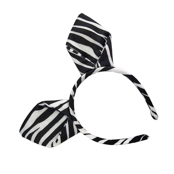 Stylish Zebras Ear Headpiece Proms Birthday Hairbands Fun Headwear Halloween Festive Hair Headwear