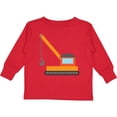 thumbnail image 3 of Inktastic Kids Construction Crane Boys or Girls Long Sleeve Toddler T-Shirt, 3 of 5