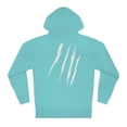 thumbnail image 2 of Effete Feline Claw Marks Scratch Unisex Hooded Sweatshirt, 2 of 4