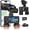 4 Chan -W3, variant on 4K 4  Dash Cam Front and Rear, 360?View Dash Camera for  with GPS, G-Sensor, 5G WiFi, Loop Recording, App Control, 8 Lamps IR Night Vision, 24/7 Parking Mode, 128G Card