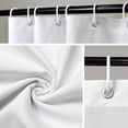 thumbnail image 4 of Geometric Shower Curtain Geometric Waterproof Shower Curtain Set Minimalism Shower Curtain Liner with Hooks Machine Washable Modern Decorative Polyester Cloth Shower Curtains for Bathroom, 4 of 5