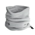 thumbnail image 2 of Cheers Unisex Winter Outdoor Solid Color Soft Thick Fleece Neck Warmer Gaiter Cover Hat, 2 of 2