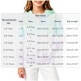 thumbnail image 3 of Girls Boys Zip Up Hoodies Sweatshirt Casual Full Zip Up Printed Long Sleeve Warm Uniform Jacket Fall Winter Fashion Coat with Pockets Light Blue 7-8 Years, 3 of 6