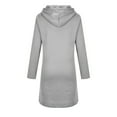 thumbnail image 6 of Women Blouses Womens Clothes Womens Sweatshirts Pullover Petite Women Sweatshirt No Hood Winter Tops Hooded Sweatshirts Novelty Hoodies Warm up Jacket Outdoor Sweatshirt Fall Hoodie Gray S, 6 of 8