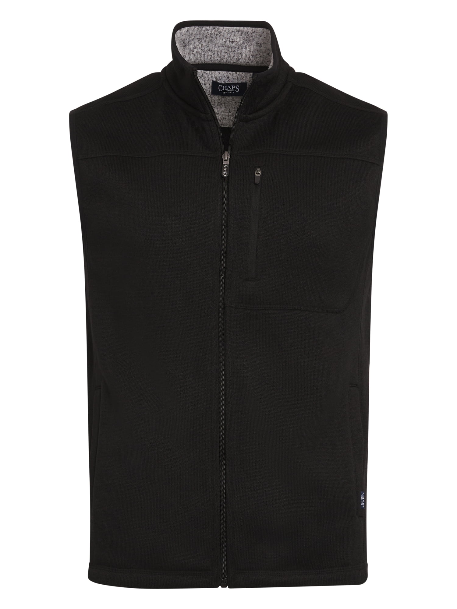 Chaps Men's & Big Men's Zip Up Sweater Fleece Vest
