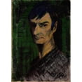thumbnail image 2 of Otto Mueller 14x18 Black Ornate Wood Framed Double Matted Museum Art Print Titled - Self-Portrait (C.1921), 2 of 5