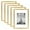 Gold, variant on OASIS 11x17 Picture Frame Set of 5, Display Pictures 9x15 with Mat or 11 x 17 Without, Wall Gallery Poster Frames, Gold