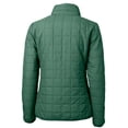 thumbnail image 3 of Women's Cutter & Buck Heather Green Hawaii Warriors Rainier Eco Insulated Puffer Full-Zip Jacket, 3 of 3