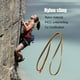 thumbnail image 2 of Advancent Cuerda de escalada en roca, de nailon profesional, eslingas seguras resistentes, prevención de caídas, accesorio de Escalada Amarillo Advancent OD019824-02, 2 of 6