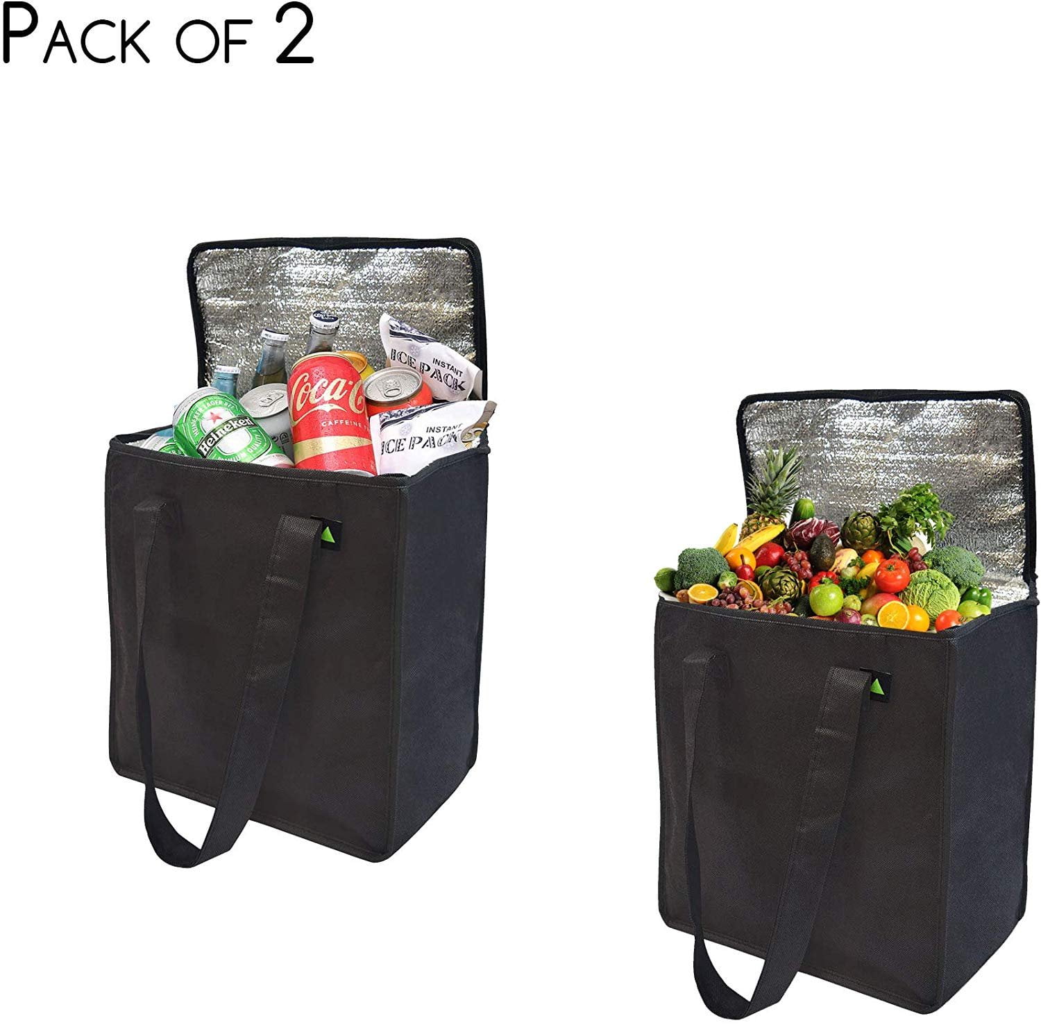 Prime Line Insulated Soft Cooler Bag for Groceries, Picnic and Camping ...
