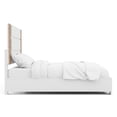 thumbnail image 3 of Furniture of America Erla Wood Panel California King Bed in White and Natural, 3 of 6